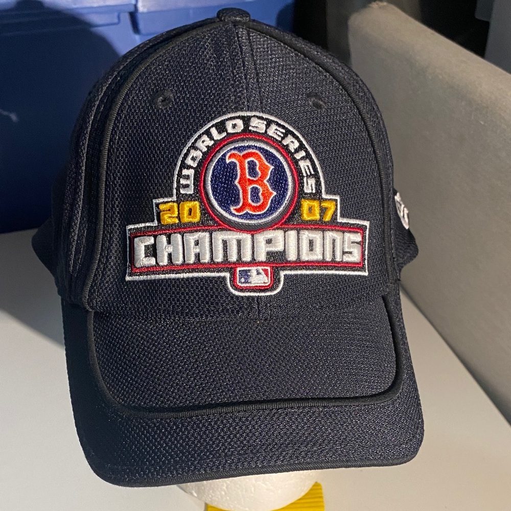 Boston Red Sox MLB Black 2007 World Series Champions Men’s Hat Cap OSFA